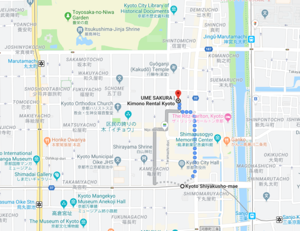 Ume Sakura Map