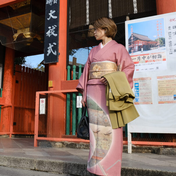 京都で訪問着レンタル