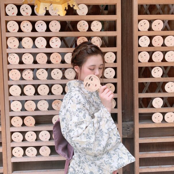 夏着物レンタルで下賀茂神社